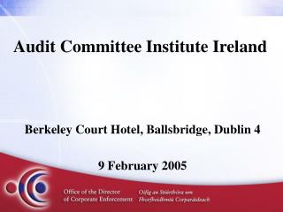 Audit Committee Institute Ireland