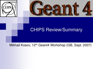 CHIPS Review/Summary