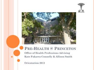 Pre-Health @ Princeton