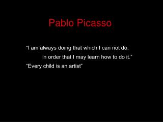 Pablo Picasso