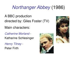 Northanger Abbey (1986)