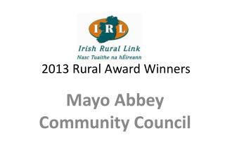 2013 Rural Award Winners