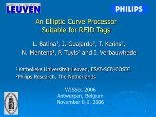 An Elliptic Curve Processor Suitable for RFID-Tags