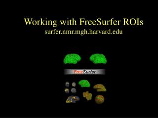 Working with FreeSurfer ROIs surfer.nmr.mgh.harvard