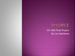 Divorce