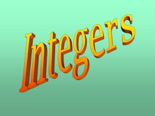 Integers