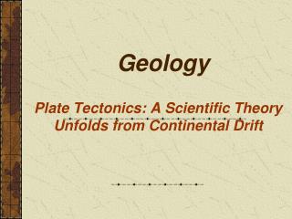 Geology