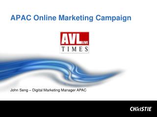 APAC Online Marketing Campaign