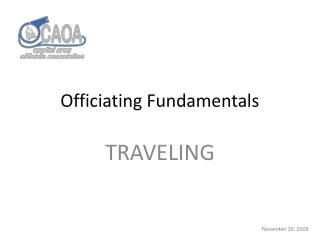 Officiating Fundamentals