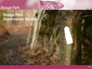 Rouge Park Governance Review