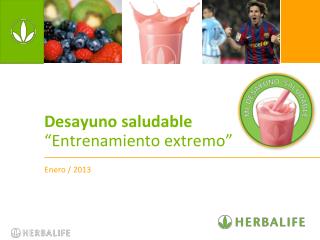 Desayuno saludable “Entrenamiento extremo”
