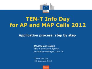 TEN-T Info Day for AP and MAP Calls 2012