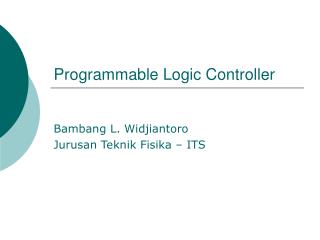 Programmable Logic Controller