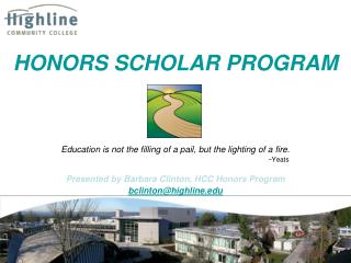 HONORS SCHOLAR PROGRAM