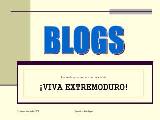 La web que se actualiza sola ¡VIVA EXTREMODURO!