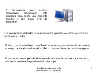 Los conductores utilizados para alimentar los aparatos eléctricos se conocen como vivo y neutro