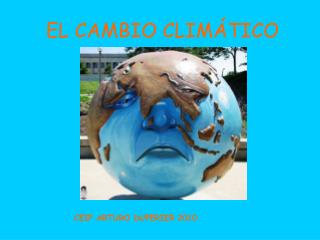 EL CAMBIO CLIMÁTICO