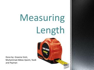 Measuring Length