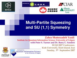 Multi-Partite Squeezing and SU (1,1) Symmetry