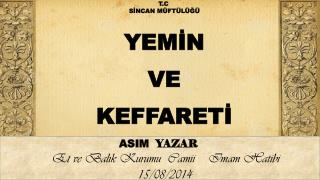 YEMİN VE KEFFARETİ