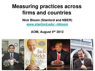 Measuring practices across firms and countries