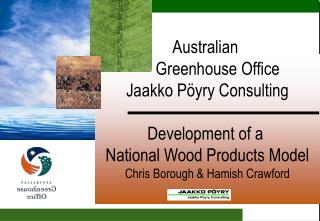 Australian Greenhouse Office Jaakko Pöyry Consulting