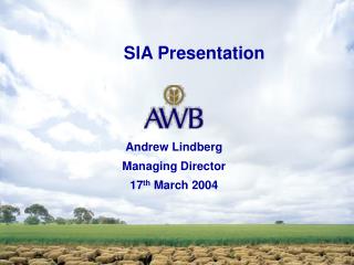 SIA Presentation