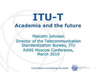 ITU-T Academia and the future