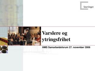 Varslere og ytringsfrihet