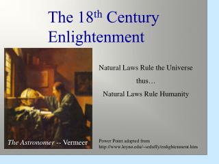 Natural Laws Rule the Universe thus… Natural Laws Rule Humanity