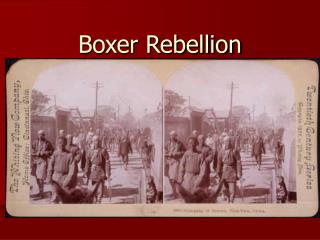 Boxer Rebellion