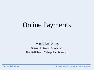 Online Payments