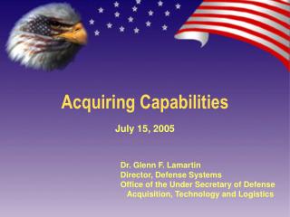 Acquiring Capabilities July 15, 2005