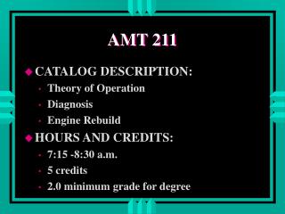 AMT 211