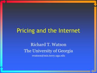 Pricing and the Internet