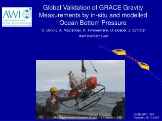 Global Validation of GRACE Gravity Measurements by in-situ and modelled Ocean Bottom Pressure