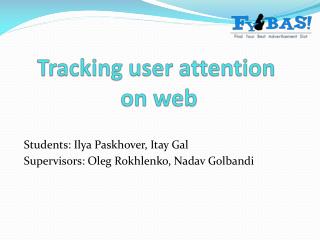 Tracking user attention on web