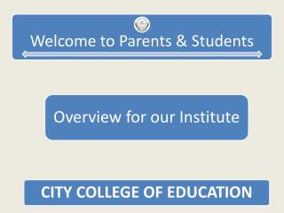 CITY COLLEGE OF EDUCATION Under Mahatma Gandhi University