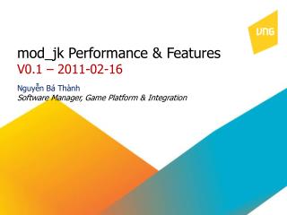 mod_jk Performance &amp; Features V0.1 – 2011-02-16