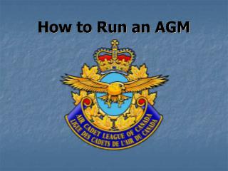 How to Run an AGM