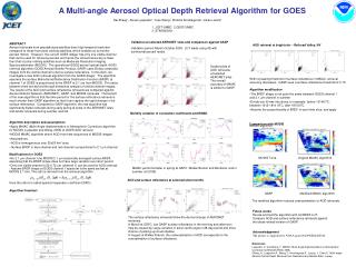 A Multi-angle Aerosol Optical Depth Retrieval Algorithm for GOES