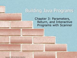 Building Java Programs