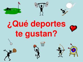 ¿Qué deportes te gustan?