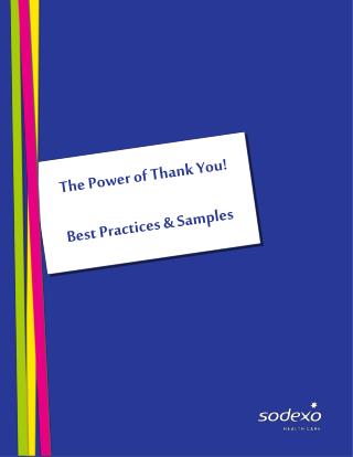 The Power of Thank You! Best Practices &amp; Samples