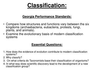 Classification: