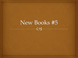 New Books #5