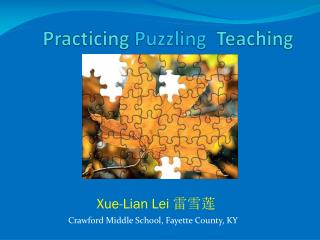 Practicing Puzzling Teaching