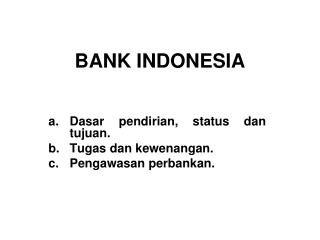 BANK INDONESIA