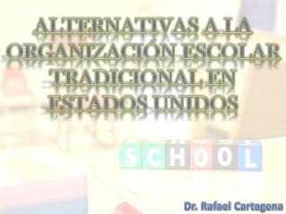 ALTERNATIVAS A LA ORGANIZACIÓN ESCOLAR TRADICIONAL EN ESTADOS UNIDOS