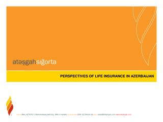 PERSPECTIVES OF LIFE INSURANCE IN AZERBAIJAN